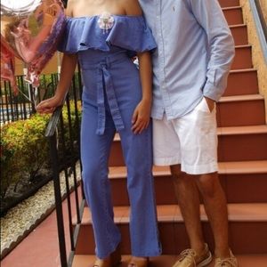 Off the shoulder jumpsuit